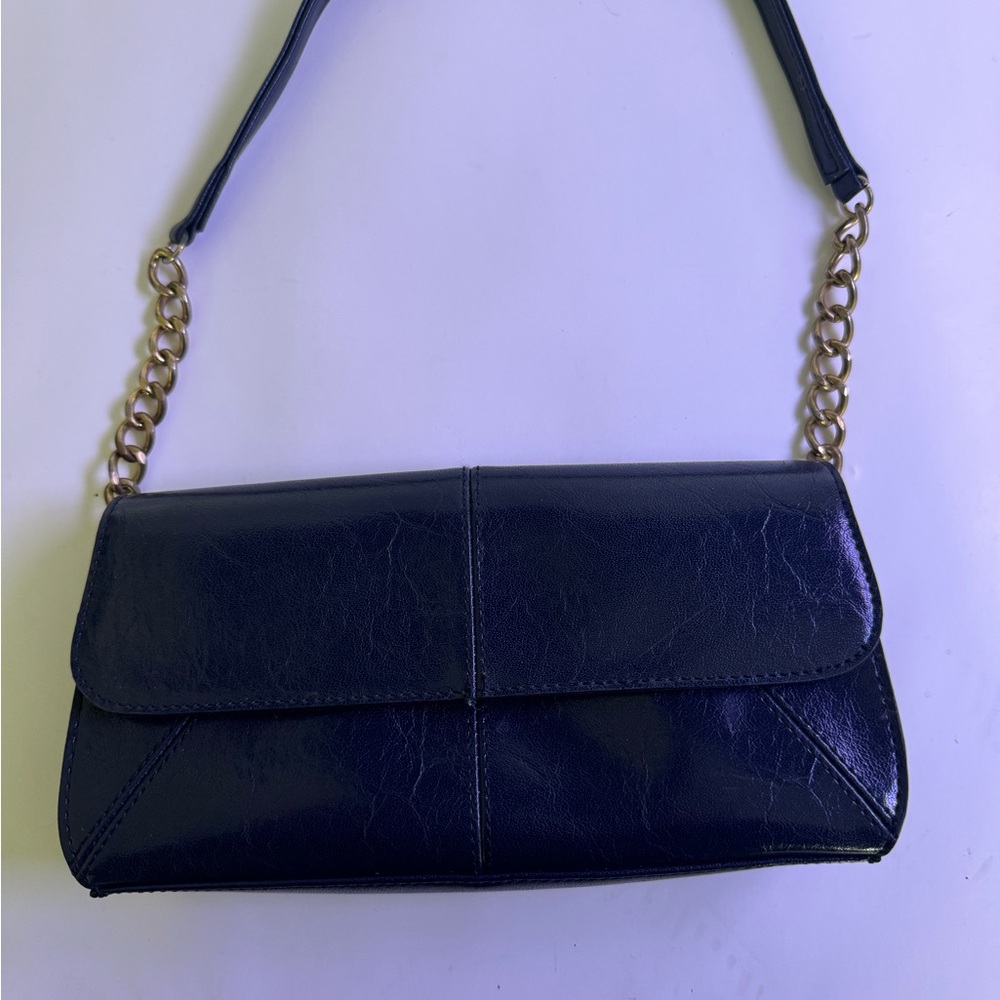 liz claiborne very nice purse navy blue